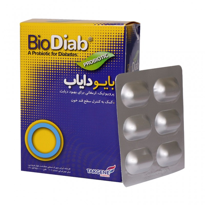 کپسول بایو دایاب تک ژن فارما 30 عدد