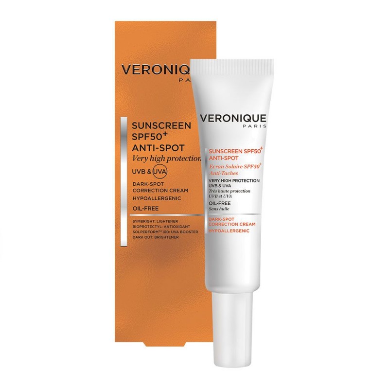 کرم ضد آفتاب ضد لک ورونیک SPF 50 حجم ۴۰ml