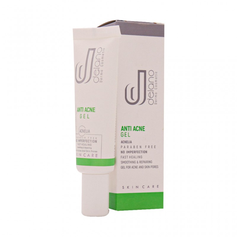 ژل ضد جوش دلانو مناسب پوست چرب و مستعد آکنه 30 میلی لیتر