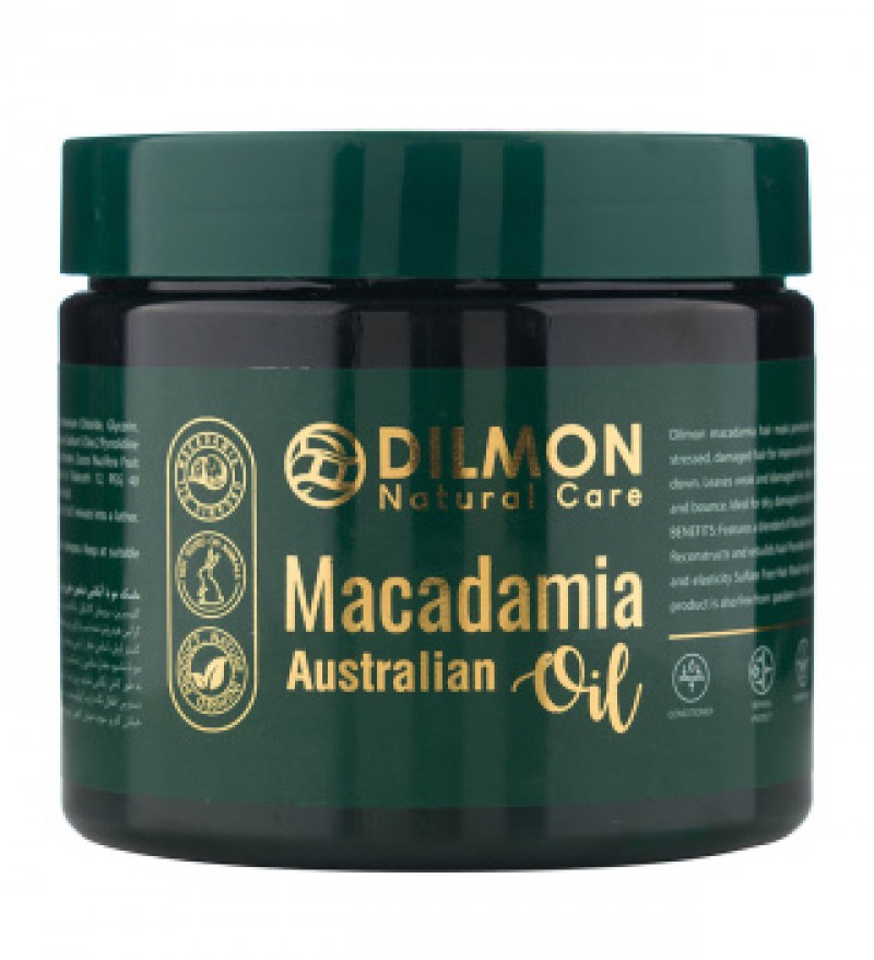 ماسک مو با آبکشی روغن ماکادمیا دیلمون 400 میلی لیتر