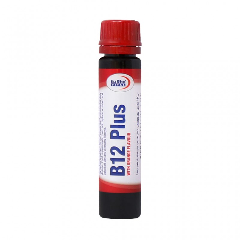 ویال خوراکی ویتامین B12 پلاس یوروویتال 6 عدد