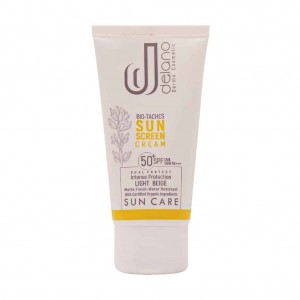 کرم ضد آفتاب ضد لک رنگی بایوتچ دلانو  SPF50 رنگی 50 میلی‌لیتر(بژ روشن)